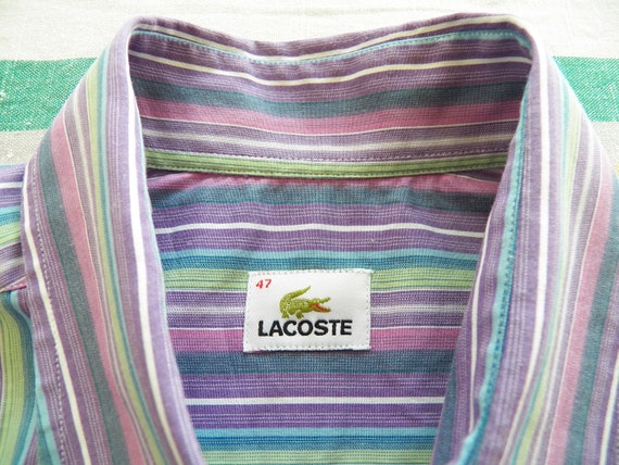 lacoste size 7 chest size