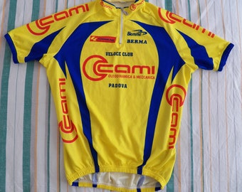 Maillot de vélo homme rouge jaune barbedo grande collection limitée 2010