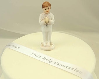 First Holy Communion Boy Cake Topper
