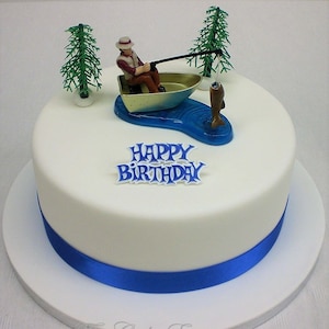 Fishing Boat Cake Topper -  UK