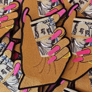 About My Paper Patch 4 inches in size iron on patch