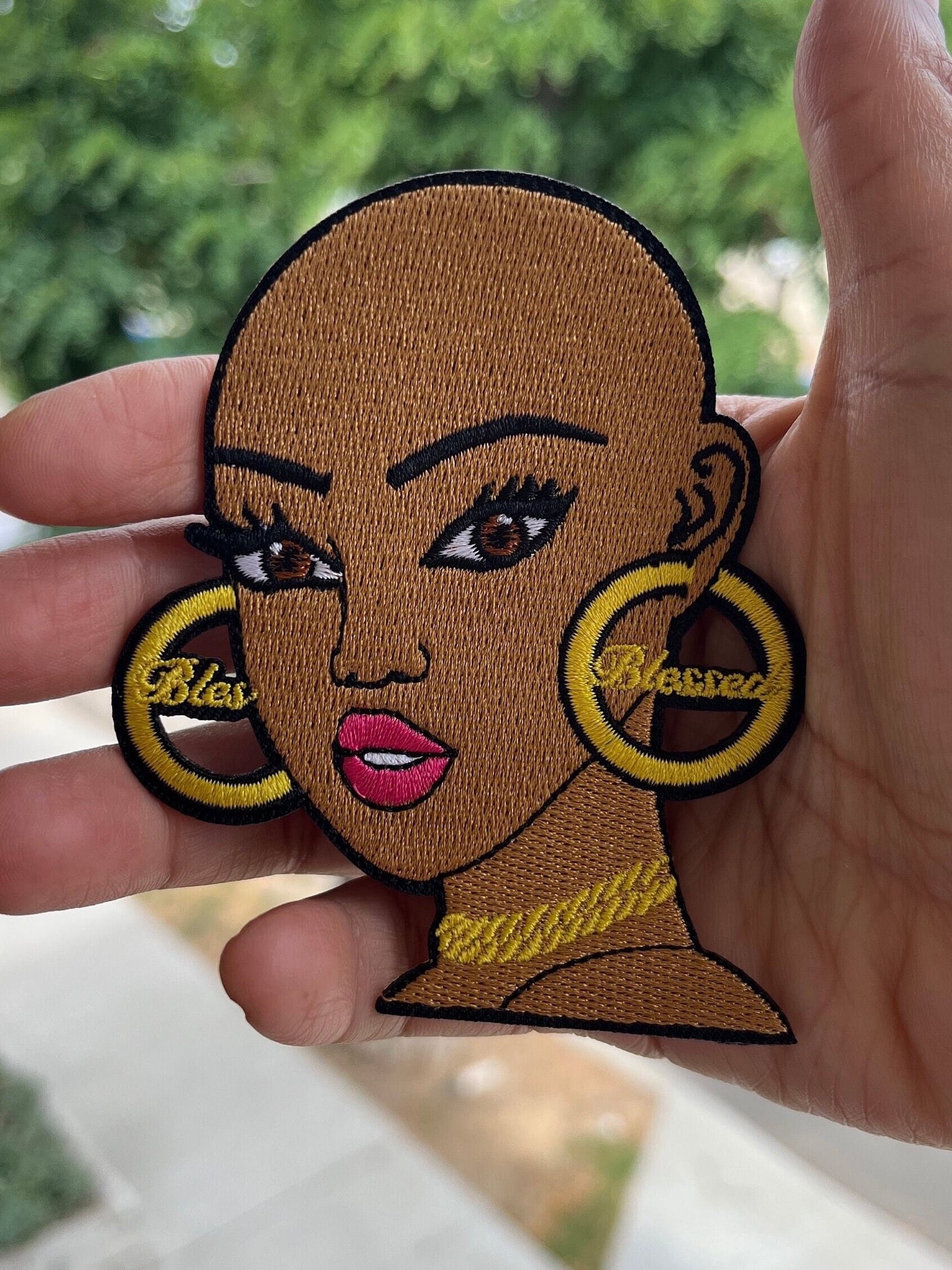 Bald Baddie Patch 3 1/2 inches I’m size christmas gift stocking stuffer
