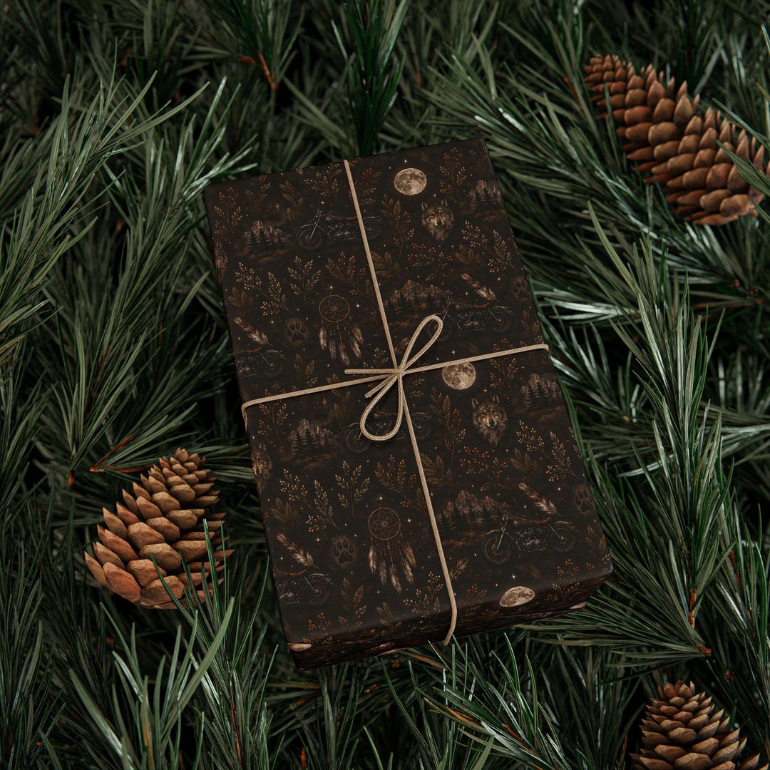 Twilight Inspired Wrapping Paper | Jacob Aesthetic Gift Wrap | Wolf ...