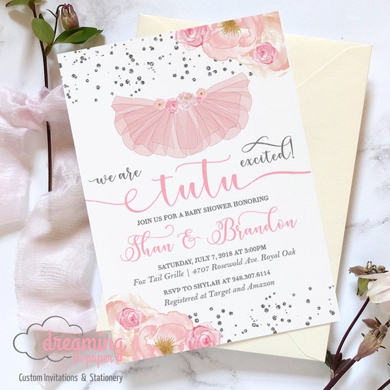 beautiful baby shower invitations