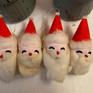 Santa face ornaments