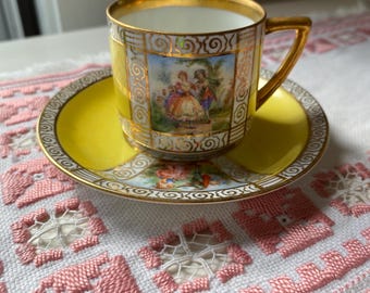 Juego de demitass checoslovaco