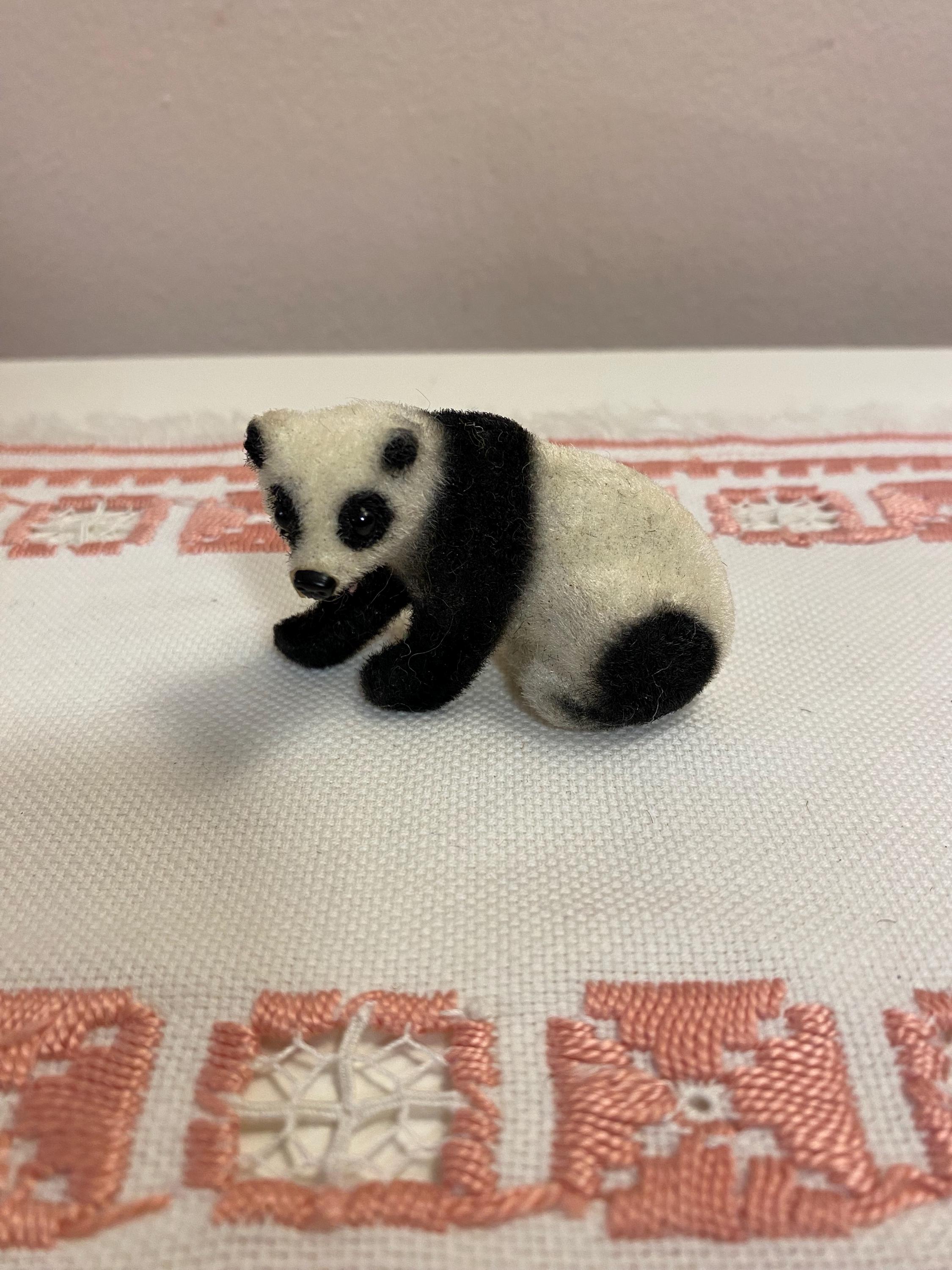 西ドイツ ワグナー社 パンダ Wagner Künstlerschutz Wagner Kunstlerschutz Flocked Animals - Etsy
