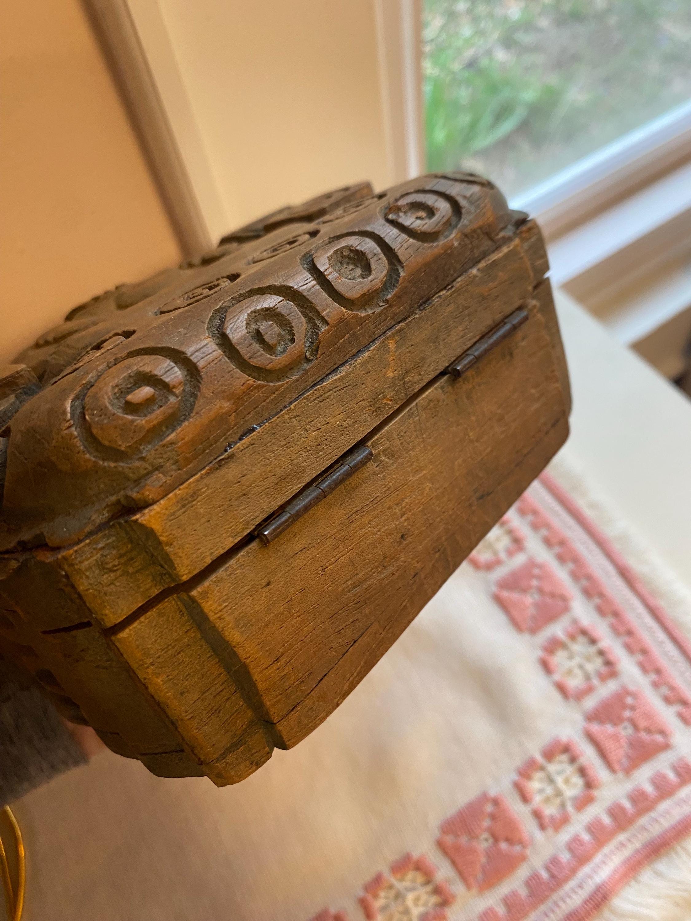 Aztec God Wooden Jewelry Box - Etsy