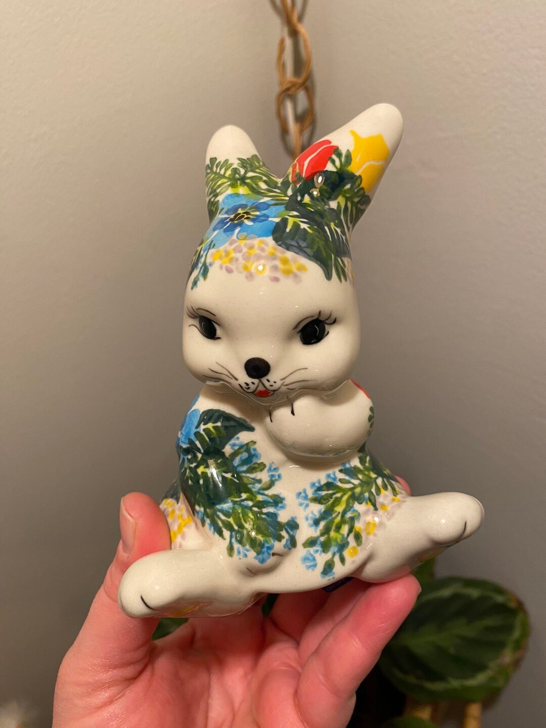 Polish Pottery Bunny - Etsy