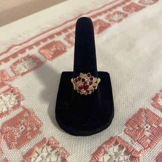 Ruby 14k plated ring - image 1