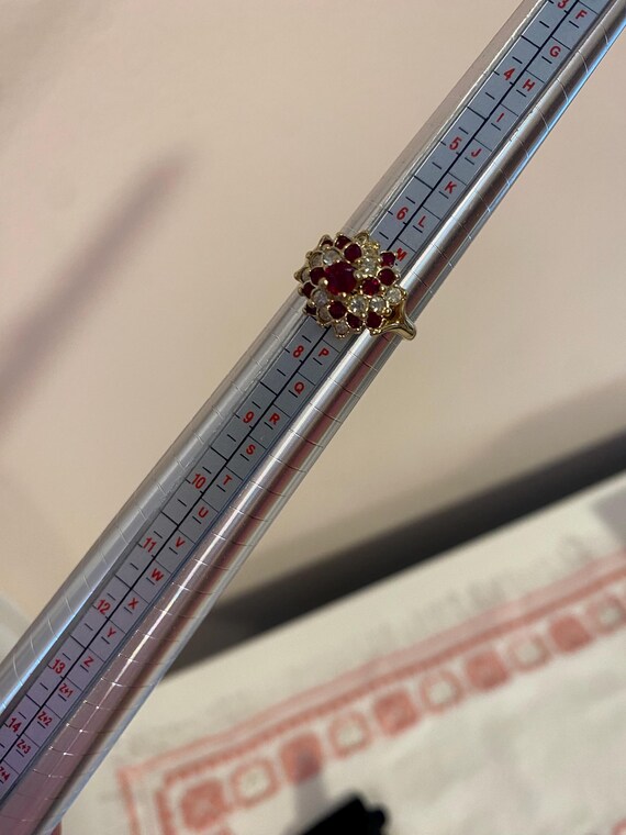 Ruby 14k plated ring - image 3