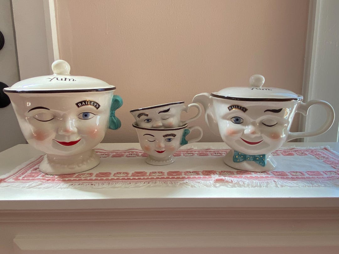 Baileys Limited Edition Cookie Jar and Tea Set - Etsy