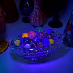 lot of glowy marbles