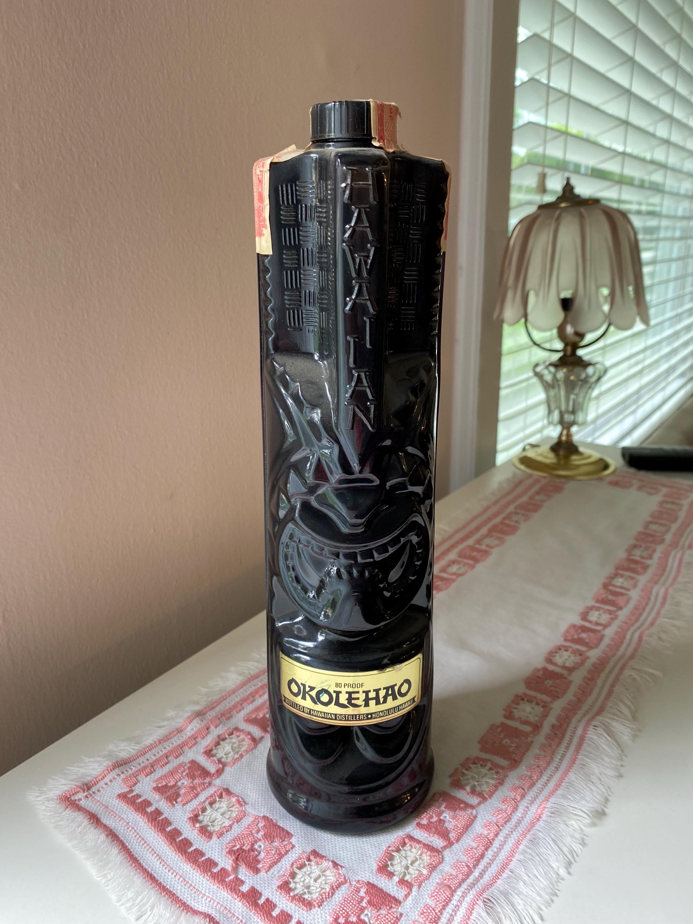 Vintage Okolehao Tiki Bottle - Etsy