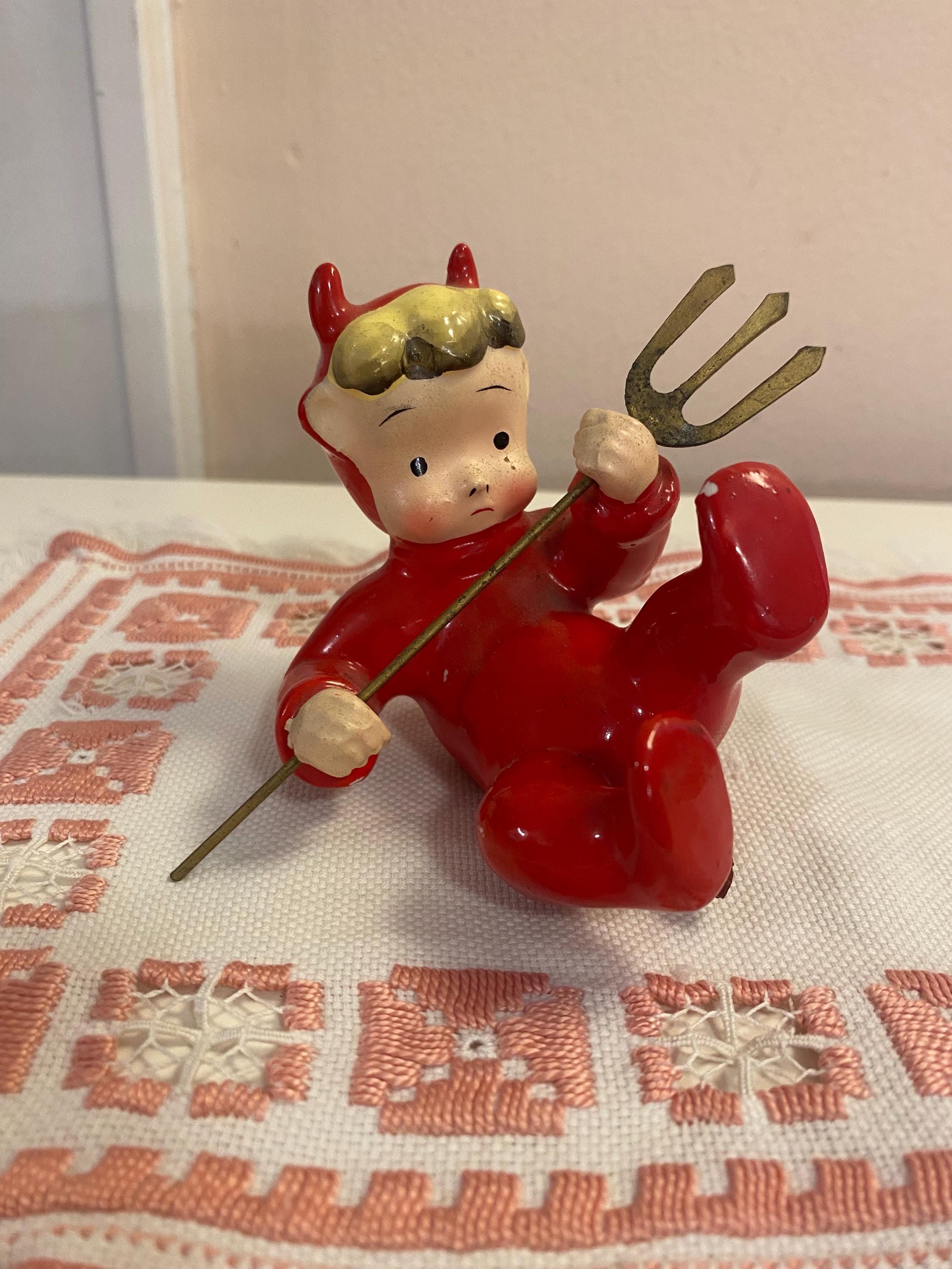 Vintage Devil Figurine - Etsy