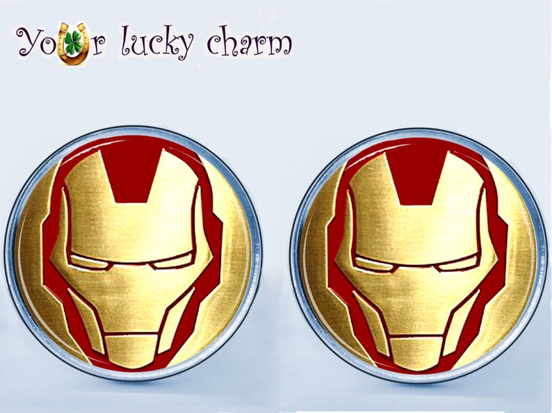 Cufflinks Superhero for him Cufflinks Iron man comics Husband gift wedding groom Arc reactor gif for Dad gift for men Tony Stark