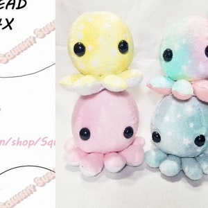 PDF. Digital Octopus Tako Plushie Pattern ONLY