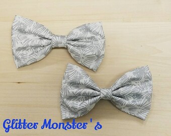 Classic Silver and White Bow Tie,Infant-Adult Bow Tie, Mens Ties, Boys Tie, Bow Ties, Mens Bow Ties, Boys Bow Tie, Wedding Bow Tie, Bowtie