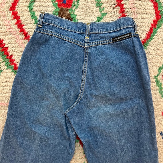 1980s Plush Bottoms Medium Wash Denim - image 7