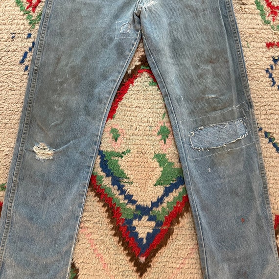 1970s DeeCee Thrashed Farmhouse Denim - image 4