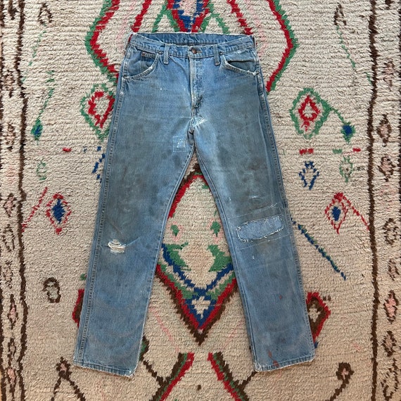 1970s DeeCee Thrashed Farmhouse Denim - image 1