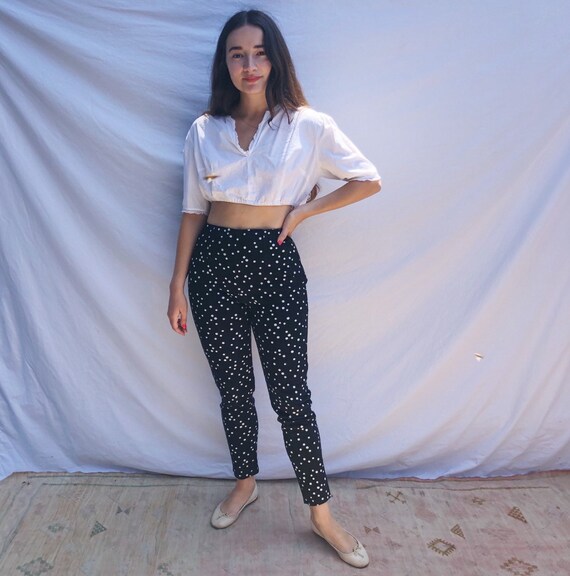 1960s Handmade Polka Dot Pants