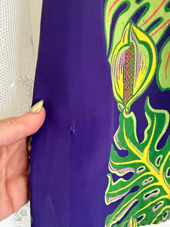 1940s Kamehameha Rayon Teatimer Hawaiian Cabana S… - image 8