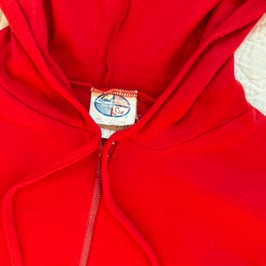 1970s Starsky and Hutch Land N Sea Brand Red Zip up Sweatshirt - Etsy