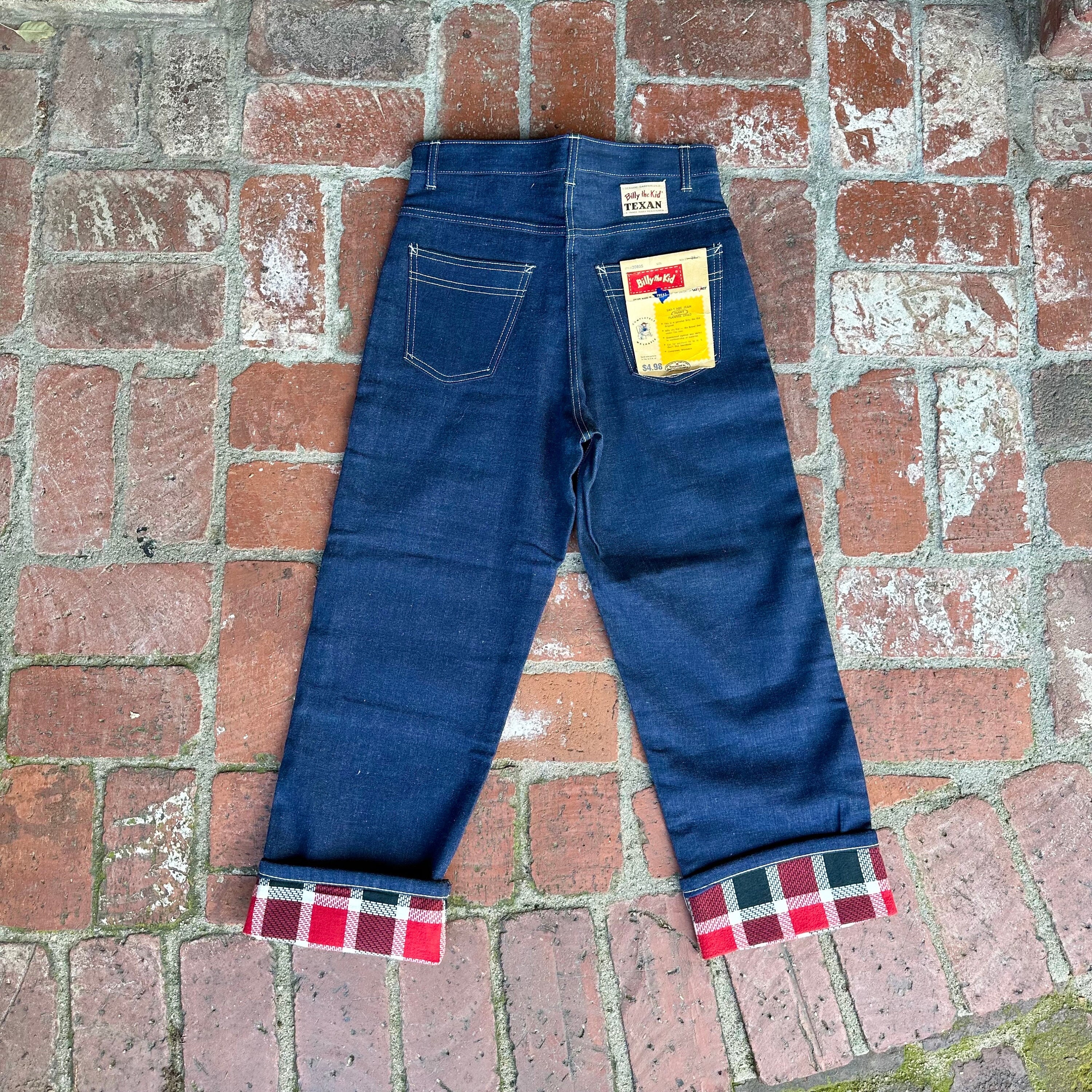 1950s Deadstock Billy the Kid Texan Sanforized Jeans Sz 28 Etsy