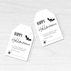 Happy Halloween Gift Tags. Gift Tags for Halloween. Printable PDF. Instant Download. Halloween gift tag. Happy Halloween tag. Printable tag