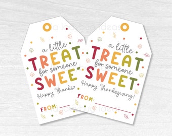 Thanksgiving Gift Tags: Printable Treat Tags (PDF)