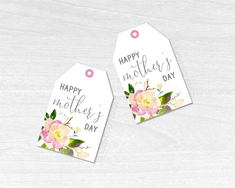 Mother's Day Gift Tags. Tags for Mom. Printable PDF. Etsy