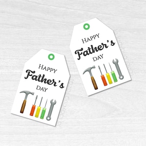 Father&#39;s day Gift Tags. Tags for Dad. Printable PDF. Instant Download. Fathers day gift tag. Happy father&#39;s day. Printable fathers day tags