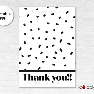 Minimal Printable Cookie card. Polka dots card for cookies. Digital cookie treat card. Instant download. Cookie card for treat. Gift tag