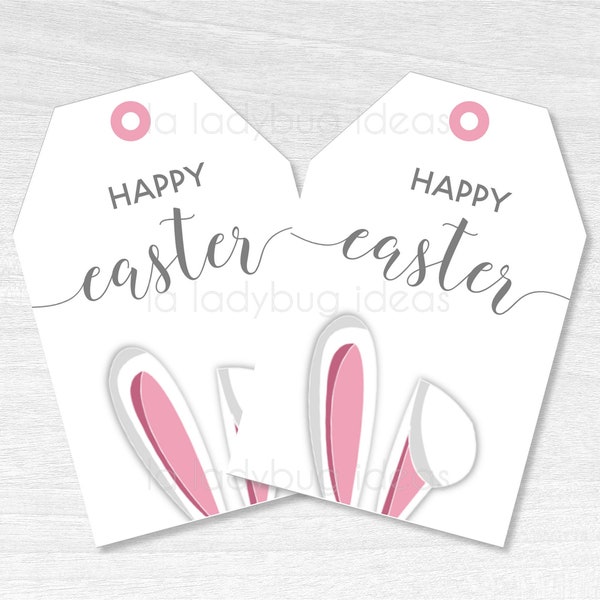 Easter Gift Tags. Basket Tags for Easter. Printable PDF. Instant Download. Easter gift tag. Happy Easter tag. Printable Easter basket tags.