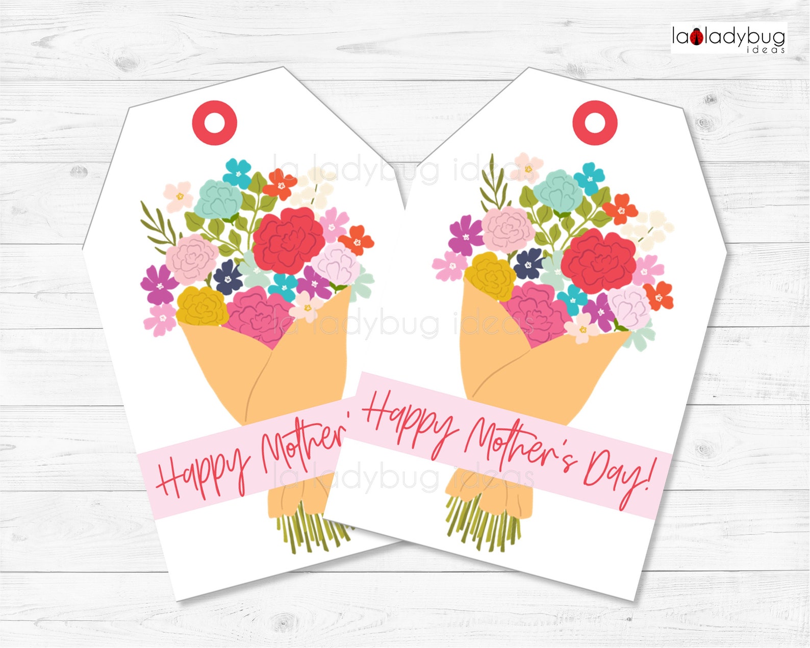 Mother's Day Gift Tags. Tags for Mom. Printable PDF. Etsy