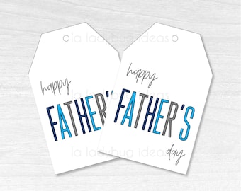 Father's day Tags. Gift Tags for Dad. Printable PDF. Instant Download. Fathers day gift tag. Happy father's day. Printable fathers day tags
