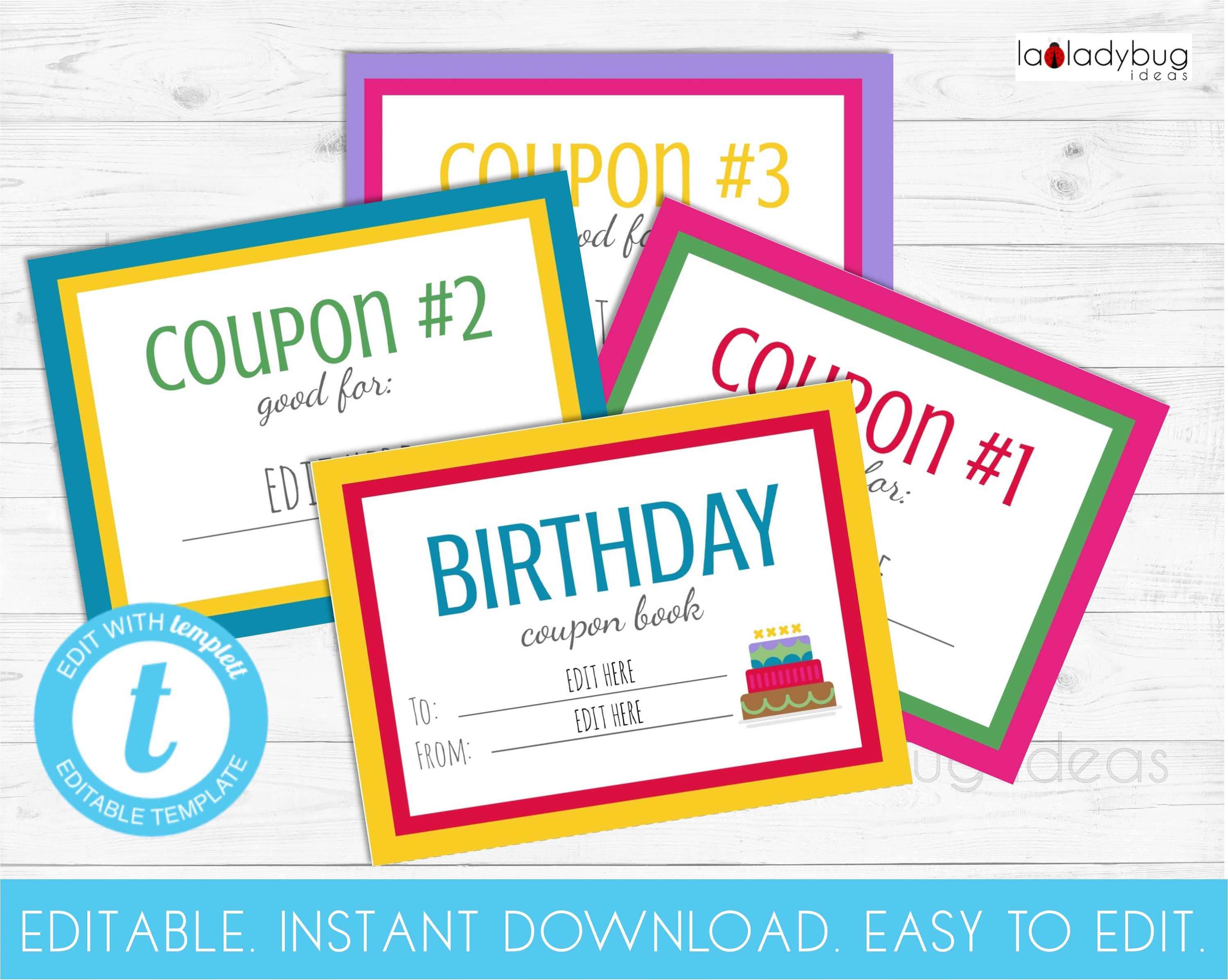 Birthday Coupon Template Word