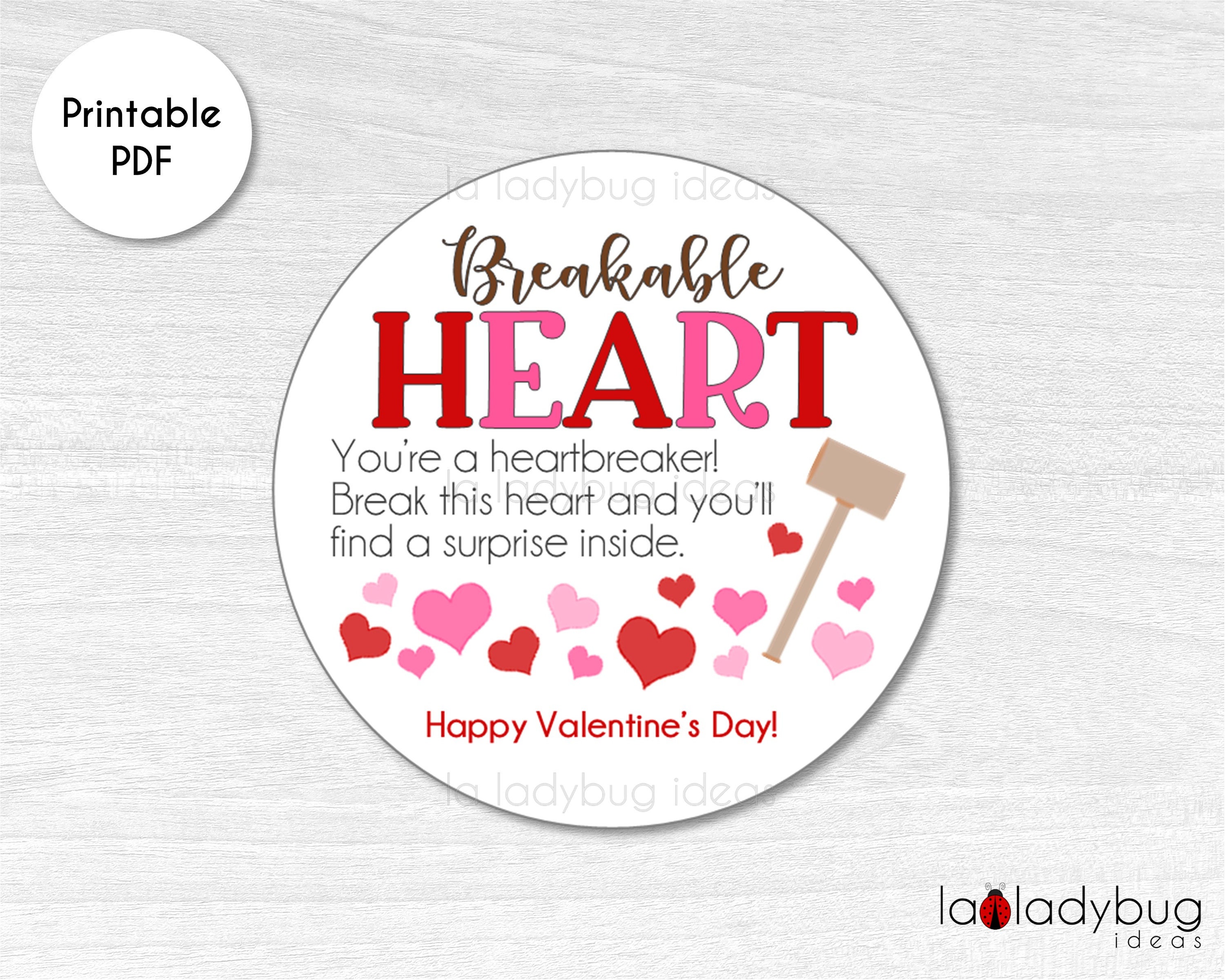 Chocolate Breakable Heart – Bubbles Gift
