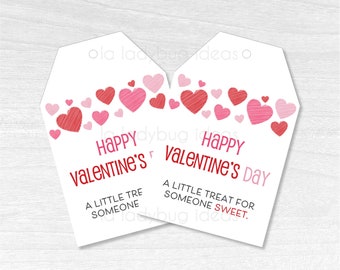 Valentine's Day Gift Tags. Gift Tags for Valentine's Day. Printable PDF. Instant Download. Valentines day gift tag. Happy Valentines Day tag