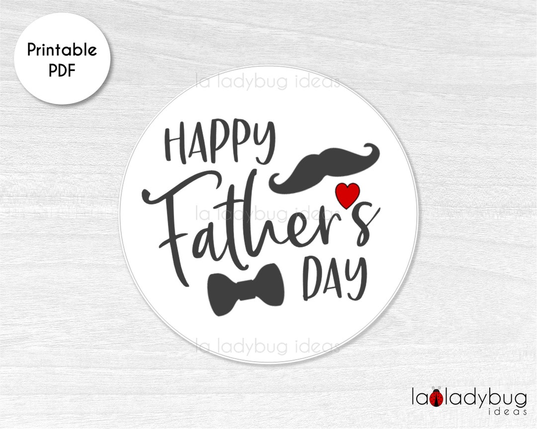 Fathers Day Gift Tag. Father's Day Tags. Printable Gift - Etsy
