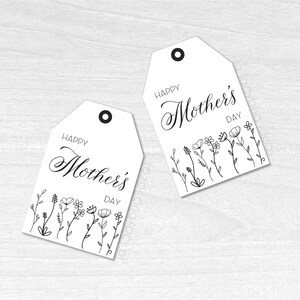 Mothers Day Gift Tags. Tags for Mom. Printable PDF. Instant Download ...