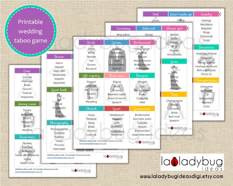 Tabu Spiel Begriffe Ausdrucken