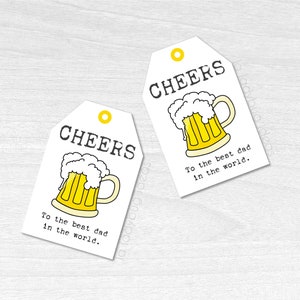 Father&#39;s day Gift Tags. Tags for Dad. Printable PDF. Instant Download. Fathers day gift tag. Happy father&#39;s day. Printable fathers day tags