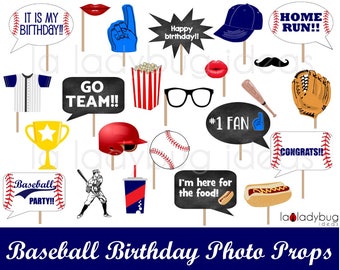 Birthday Party Photo Booth Props Outline. Printable. DIY | Etsy