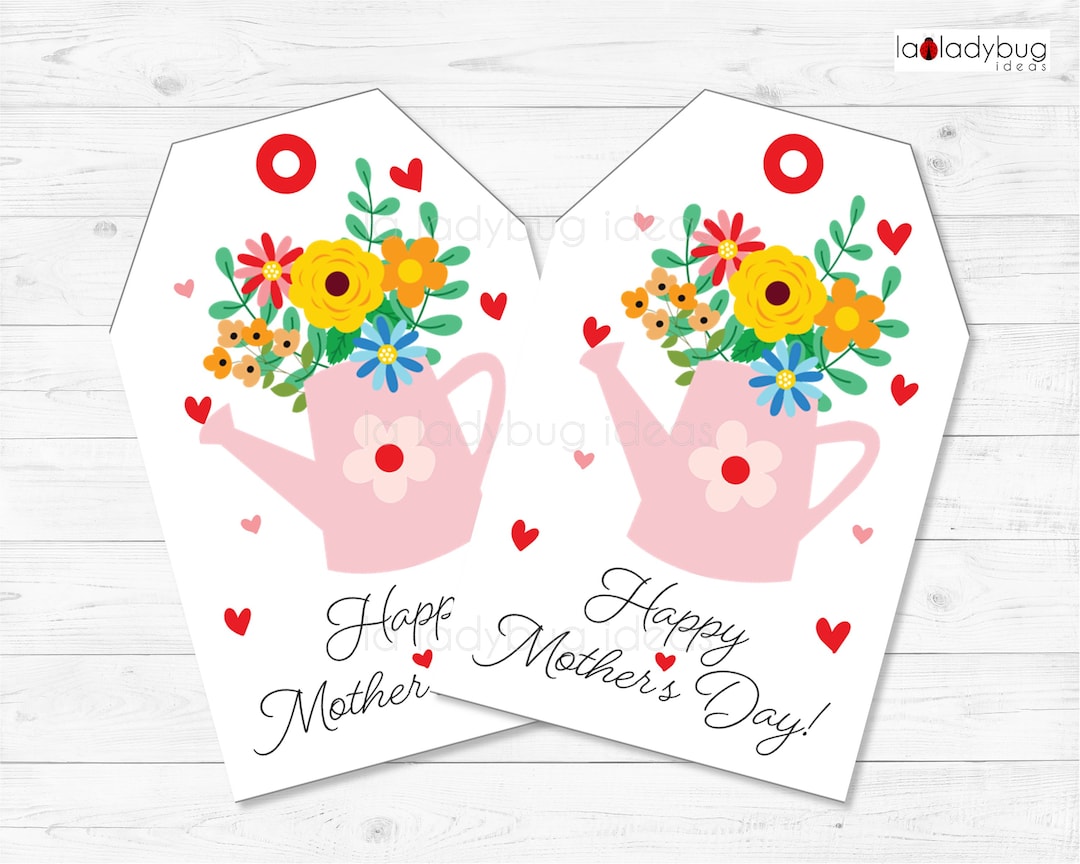 Mother's Day Gift Tags. Tags for Mom. Printable PDF. Instant Download