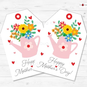 Mother&#39;s day Gift Tags. Tags for Mom. Printable PDF. Instant Download. Mothers day gift tag. Happy mother&#39;s day. Printable mothers day tags