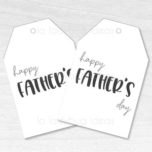 Father&#39;s day Tags. Gift Tags for Dad. Printable PDF. Instant Download. Fathers day gift tag. Happy father&#39;s day. Printable fathers day tags