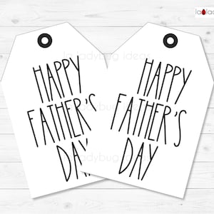 Father&#39;s day Tags. Gift Tags for Dad. Printable PDF. Instant Download. Fathers day gift tag. Happy father&#39;s day. Printable fathers day tags