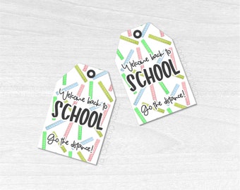 Back to school Gift Tags. Tags for Teachers. Printable PDF. Instant Download. Welcome back to school gift tag. Back to school gift cards.